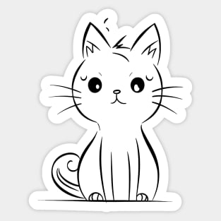 Comix Kitty Sticker